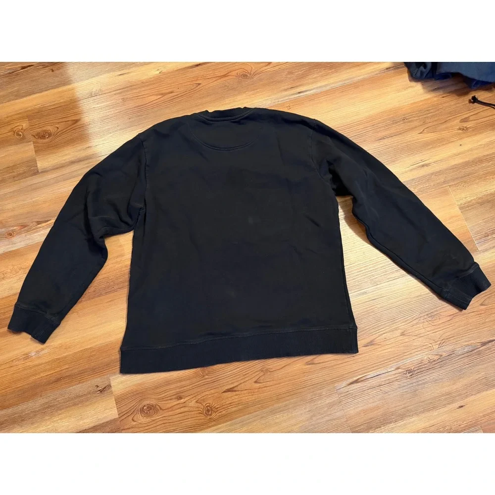 Kenzo Paris Mens Tiger Head Embroidered Crewneck Sweatshirt Black XXL